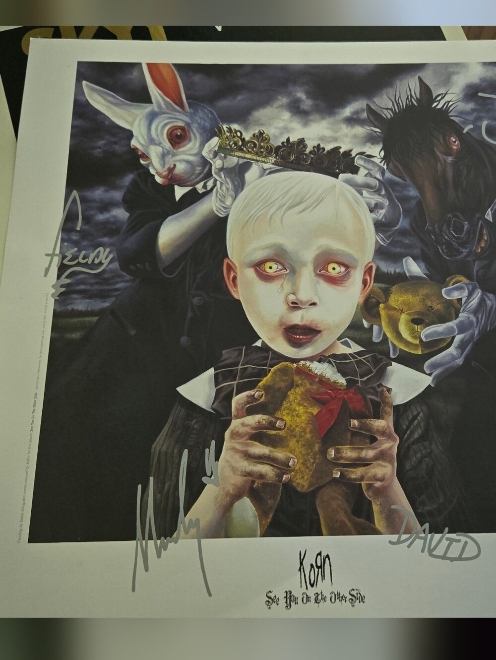 Korn 2005 Y2k See You On The Other Side Promotional Poster Vintage